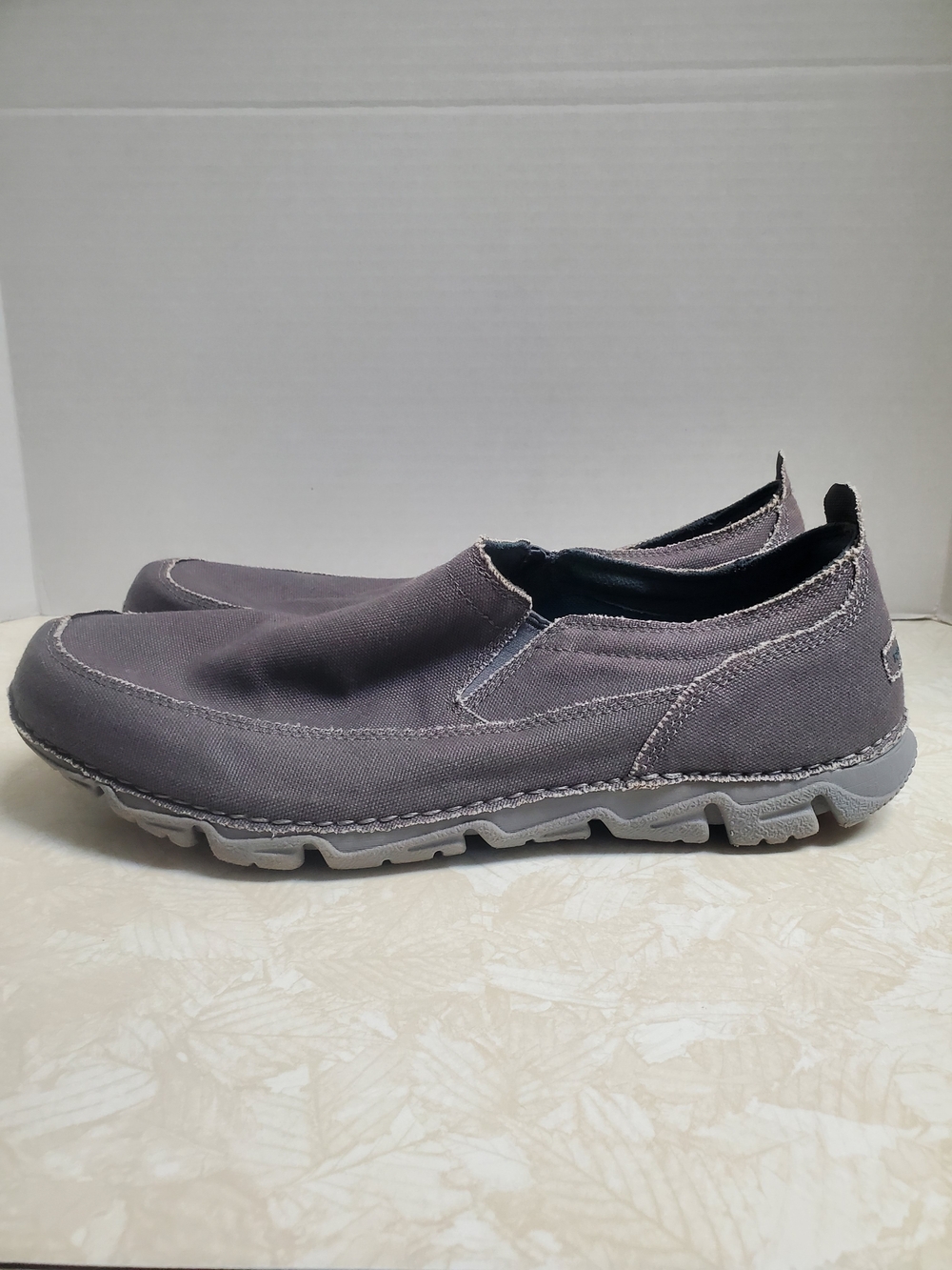 Rockport Men's Walkability Slip-On Canvas Loafers in Gray